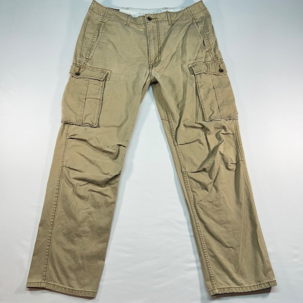 Levis Mens Cargo Pants Khaki Tan Straight Leg Utility 34x32 PC9-12462-0010 - Picture 6 of 8